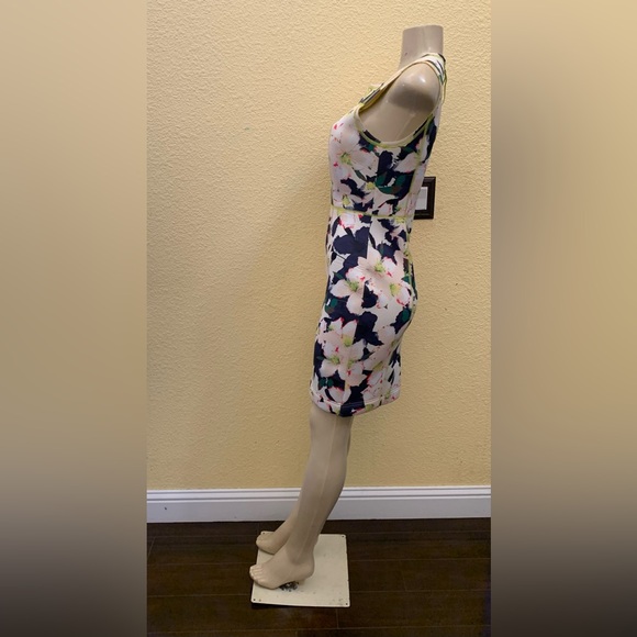 J.Crew Size 4 Cove Multicolored Floral Print Sleeveless Scuba Sheath Dress - Picture 10 of 13